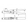 Beta Tools Model 1124  Left Cut Compound Leverage Shears