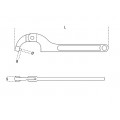 Beta Tools Model 99 St15-35mm-Hook Wrenches with Round Noses Beta Tools Model 99 St15-35mm-Hook Wrenches with Round Noses