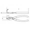 Beta Tools Model 1034 210mm-Internal Circlip Pliers 90° Beta Tools Model 1034 210mm-Internal Circlip Pliers 90°