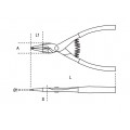 Beta Tools Model 1036 140X13mm-External Circlip Pliers Beta Tools Model 1036 140X13mm-External Circlip Pliers