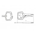 Beta Tools Model 1062 170mm-Pliers with C-Shaped Jaws Beta Tools Model 1062 170mm-Pliers with C-Shaped Jaws