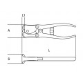 Beta Tools Model 1092  V200mm-Toggle Lever Cutting Nippers