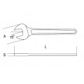 Beta Tools Model 52  41mm Single Open End Wrenches