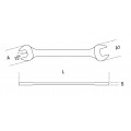 Beta Tools Model 55  As1.1/8X1.5/16-Double Open End Wrenches