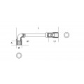 Beta Tools Model 933 11X11mm-Double Ended offset Socket Wrenches Beta Tools Model 933 11X11mm-Double Ended offset Socket Wrenches