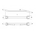 Beta Tools Model 94 11x13mm-Flare Nut Open Ring Wrenches Beta Tools Model 94 11x13mm-Flare Nut Open Ring Wrenches