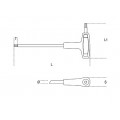 Beta Tools Model 96 T-Bp6mm-Ball Head offset Hexagon Key Wrenches Beta Tools Model 96 T-Bp6mm-Ball Head offset Hexagon Key Wrenches