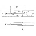 Beta Tools Model 1171 Bm-Smooth Flat Short Nose Pliers Beta Tools Model 1171 Bm-Smooth Flat Short Nose Pliers