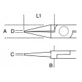 Beta Tools Model 1173 Bm-Round Short Nose Pliers Bi-Material Beta Tools Model 1173 Bm-Round Short Nose Pliers Bi-Material