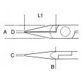 Beta Tools Model 1175 Bm-Half-Round Short Nose Pliers Beta Tools Model 1175 Bm-Half-Round Short Nose Pliers