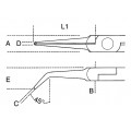 Beta Tools Model 1178 Bm/P-Smooth Bent Needle Nose Pliers Beta Tools Model 1178 Bm/P-Smooth Bent Needle Nose Pliers