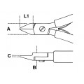 Beta Tools Model 1186  Bm/2-Diagonal Flush Cutting Nippers