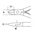 Beta Tools Model 1188  Bm/1-Diagonal Axial Cutting Nippers