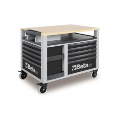 Beta Tools Model C28  G-Supertank Trolley 10 Drawers Grey