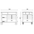 Beta Tools Model C28 G-Supertank Trolley 10 Drawers Grey Beta Tools Model C28 G-Supertank Trolley 10 Drawers Grey