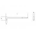 Beta Tools Model 964 Pry Bar with Pointed-Leverage Ends Beta Tools Model 964 Pry Bar with Pointed-Leverage Ends
