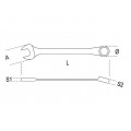 Beta Tools Model 142 Sn13x13mm-Swivel End Ratcheting Combination Wrenches Beta Tools Model 142 Sn13x13mm-Swivel End Ratcheting Combination Wrenches