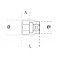 Beta Tools Model 920 B19mm-Hexagon Hand Sockets Beta Tools Model 920 B19mm-Hexagon Hand Sockets