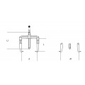Beta Tools Model 1500 7-Universal Pullers L200 Leg Beta Tools Model 1500 7-Universal Pullers L200 Leg