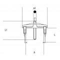 Beta Tools Model 1501 3-Thin Leg Pullers Beta Tools Model 1501 3-Thin Leg Pullers