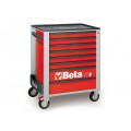 Beta Tools Model C24S  8/R-Mobile Roller Cab 8 Drawers Red