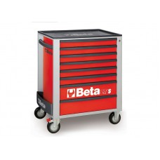 Beta Tools Model C24S  8/R-Mobile Roller Cab 8 Drawers Red