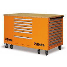 Beta Tools Model C31  O-Mobile Workstation 28 Drawers Orange