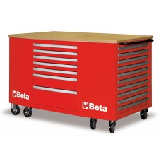 Beta Tools Model C31  R-Mobile Workstation 28 Drawers Red
