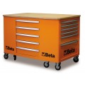 Beta Tools Model C31 O-Mobile Workstation 28 Drawers Orange Beta Tools Model C31 O-Mobile Workstation 28 Drawers Orange