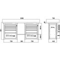 Beta Tools Model C59 B-G-Endurance Workbench 6 Drawers Beta Tools Model C59 B-G-Endurance Workbench 6 Drawers