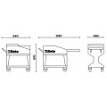 Beta Tools Model C25 Tank Trolley with Shelf Beta Tools Model C25 Tank Trolley with Shelf