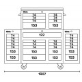 Beta Tools Model C38 Cg-Mobile Roller Cab 25 Drawers Grey Beta Tools Model C38 Cg-Mobile Roller Cab 25 Drawers Grey