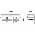 Beta Tools Model C38 Tg-Cab 8 Drawers + Top Chest Grey Beta Tools Model C38 Tg-Cab 8 Drawers + Top Chest Grey