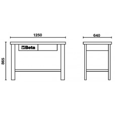 Beta Tools Model C58  Mr-Workbench Red