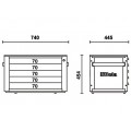 Beta Tools Model C23St O-Portable Tool Chest Orange Beta Tools Model C23St O-Portable Tool Chest Orange