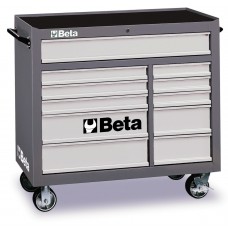 Beta Tools Model C38G  Mobile Roller Cab 11 Drawers Grey