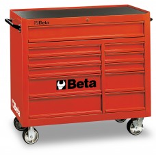 Beta Tools Model C38R  Mobile Roller Cab 11 Drawers Red