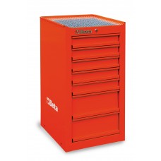 Beta Tools Model C38  Lr-Side Cab 7 Drawers Red