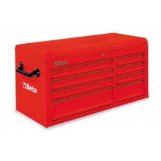 Beta Tools Model C38  Tr-Cab 8 Drawers + Top Chest Red