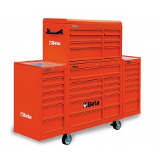 Beta Tools Model C38  Cr-Mobile Roller Cab 25 Drawers Red