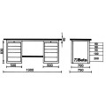 Beta Tools Model C57S D/G-Mastercargo Workbench Grey Beta Tools Model C57S D/G-Mastercargo Workbench Grey