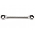 Beta Tools Model 195 8X10mm-Ratcheting Flat Bi-Hexagon Ring Wrenches Beta Tools Model 195 8X10mm-Ratcheting Flat Bi-Hexagon Ring Wrenches