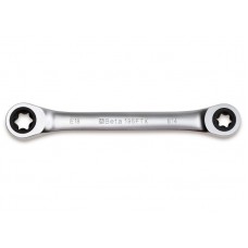 Beta Tools Model 195Ftx  E10Xe12-Ratcheting Double Wrenches