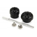 Motocorse Titanium and Delrin Rear axle Slider for BMW models Motocorse Titanium and Delrin Rear axle Slider for BMW models