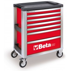 Beta Tools Model C39  R-Mobile Roller Cab 7 Drawers Red