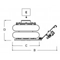 Beta Tools Model 3061 2T-Air Hydraulic Jack 2 Tons Beta Tools Model 3061 2T-Air Hydraulic Jack 2 Tons