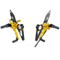 DBK Special Parts (Ducabike) Adjustable Rearsets for the Ducati Monster S2R/S4RS4RS