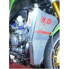 Galletto Radiatori (H2O Performance) Oversize Radiator kit For Kawasaki ZX-6R NINJA (2005-06)