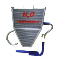 Galletto Radiatori (H2O Performance) Oversize Radiator kit For Kawasaki ZX-6R NINJA (2009+)