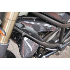 CARBONVANI - MV AGUSTA BRUTALE CARBON FIBER LH & RH FRAME INSERTS (2006-09)